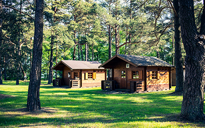 two cabins