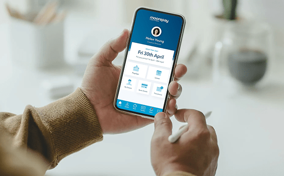 moorepay software on mobile