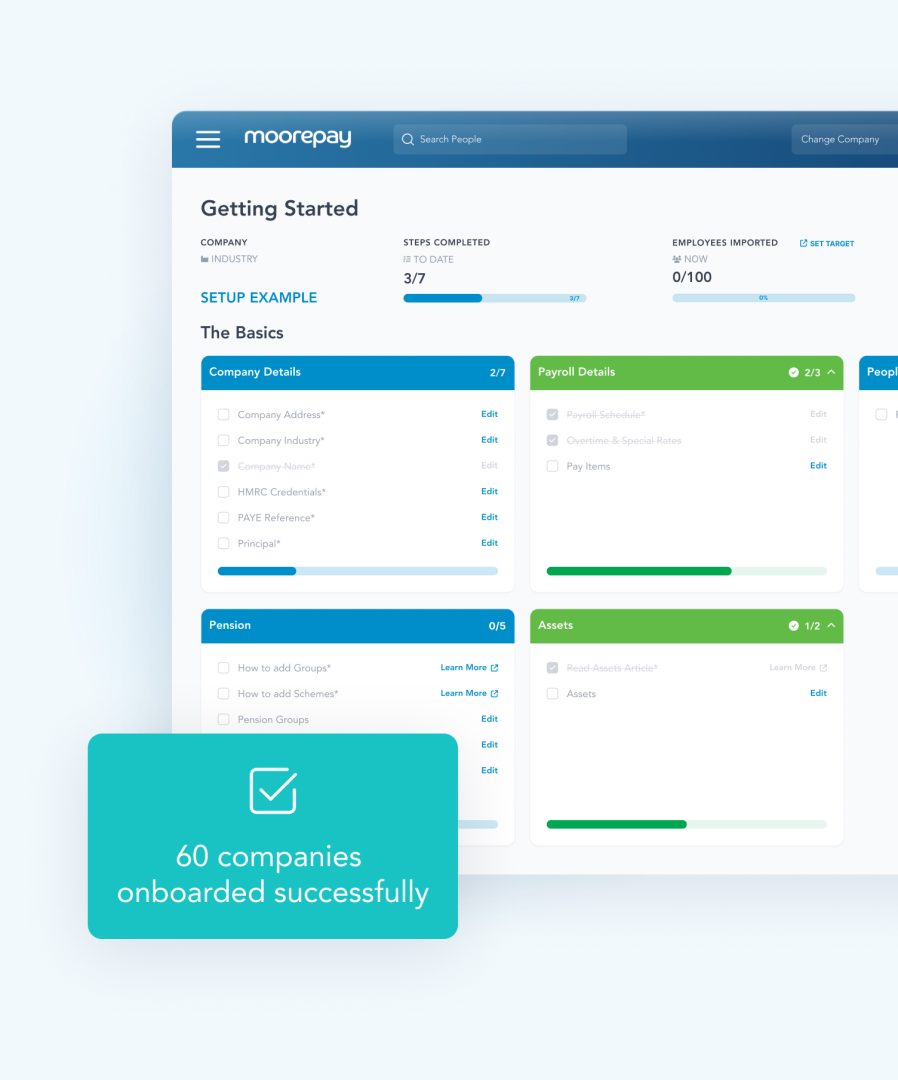 Get clients live in minutes