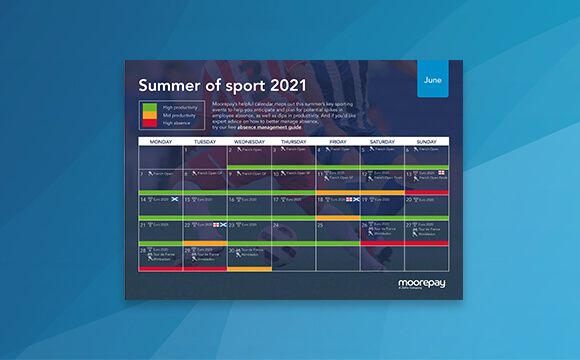 Summer of sport calendar 2021